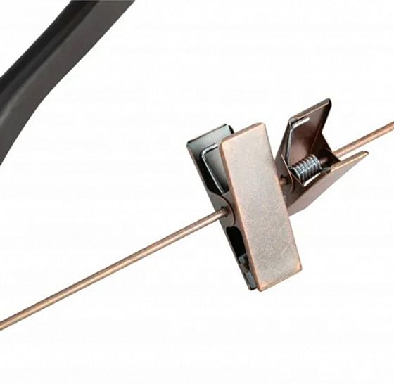 Вешалка для верхней одежды с клипсами PRESTIGE 44см