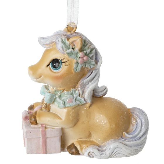 Фигурка декоративная подвесная &quot;Лошадка&quot;, L6 W3 H6,5 см