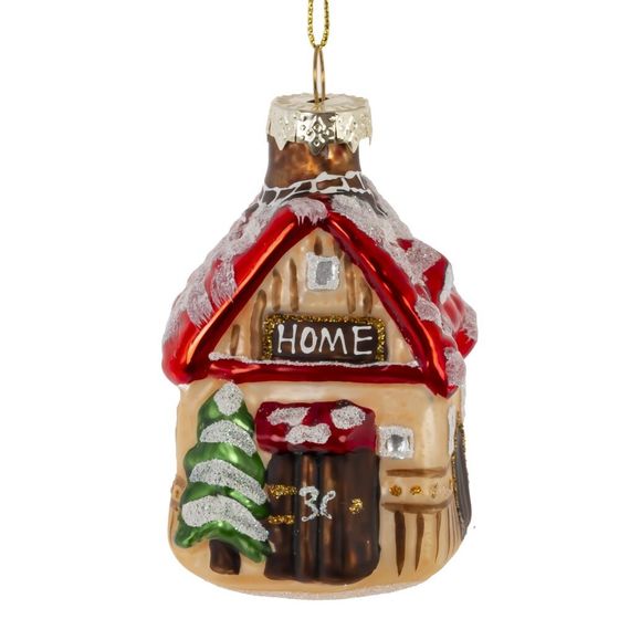 Украшение новогоднее "Домик", L5 W5 H10,5 см