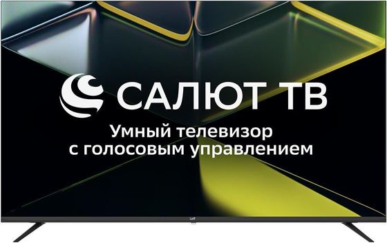 Телевизор LED 43&quot; Leff 43U680TUHD SMART Салют черный 4K UltraHD Smart TV