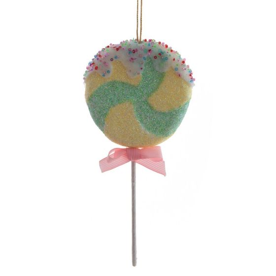 Изделие декоративное подвесное &quot;Леденец&quot;, L9 W1 H19 см, 3в.