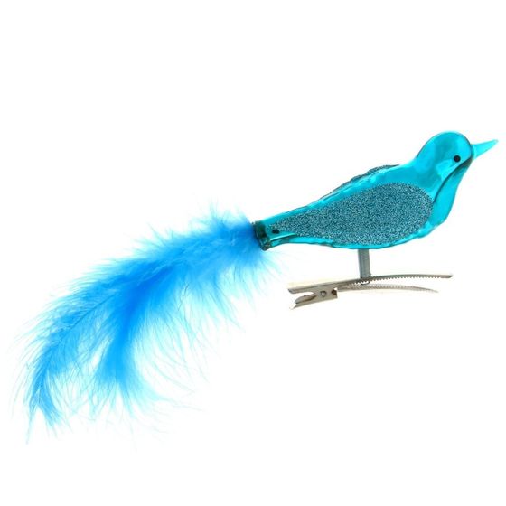 Изделие декоративное &quot;Птичка&quot;, L16 W3 H4,5 см, 4в.