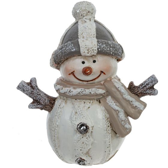Фигурка декоративная &quot;Снеговик&quot;, L8 W4 H8,5 см, 2в.