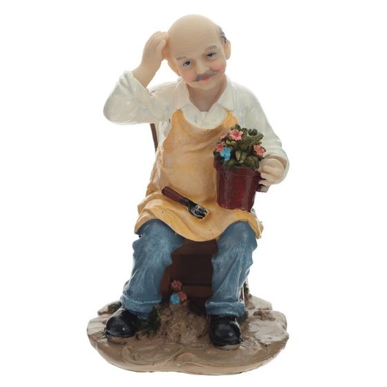 Фигурка декоративная &quot;Бабушка/Дедушка&quot;, Д10 Ш10 В16,5 см, 2в.