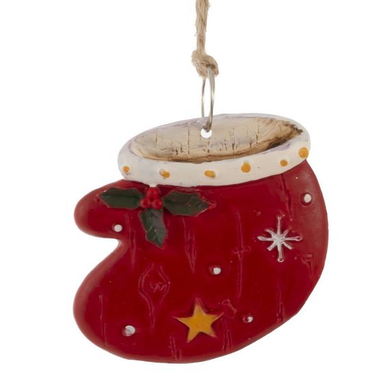Изделие декоративное подвесное "Колокольчик/Елка/Носок/Варежка", L4 W1 H5,5 см, 4в.