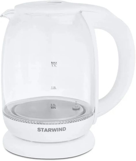 Чайник электрический Starwind SKG4215 1.7л. 2200Вт белый