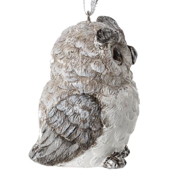 Фигурка декоративная подвесная &quot;Сова&quot;, L7 W7 H8,5 см