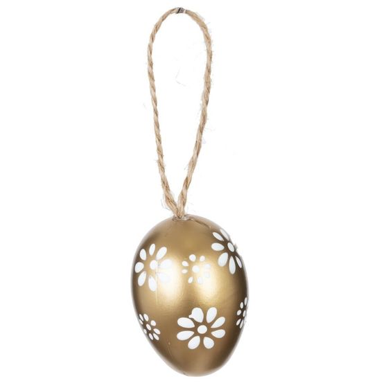 Набор из 16-ти изделий декоративных подвесных &quot;Яйцо&quot; (4,5*6, 3,5*5,5, 3*4), L14 W5,5 H15 см