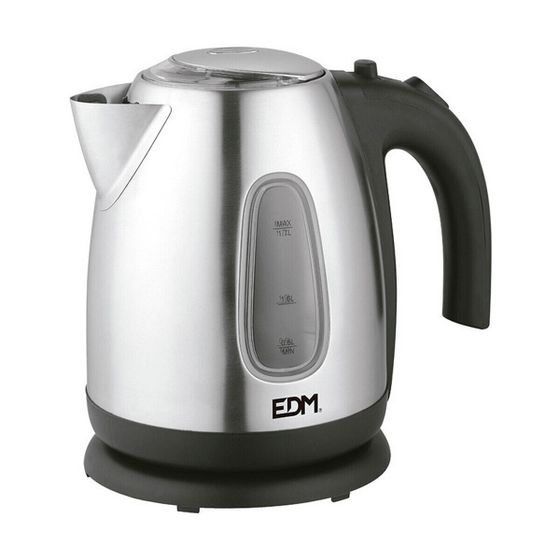 Чайник EDM 07656 Kettle Чёрный Нержавеющая сталь 2200 W 1,7 L