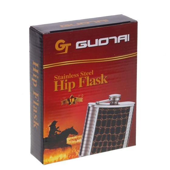 Фляжка, 500 мл, Д13 Ш3,5 В16,5 см