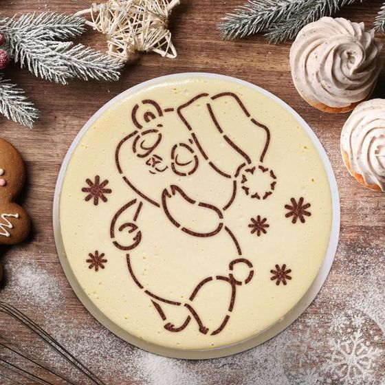 !09 Набор из 2-х штук - Трафарет для выпечки «Пандочка», 35,2 x 30 см.