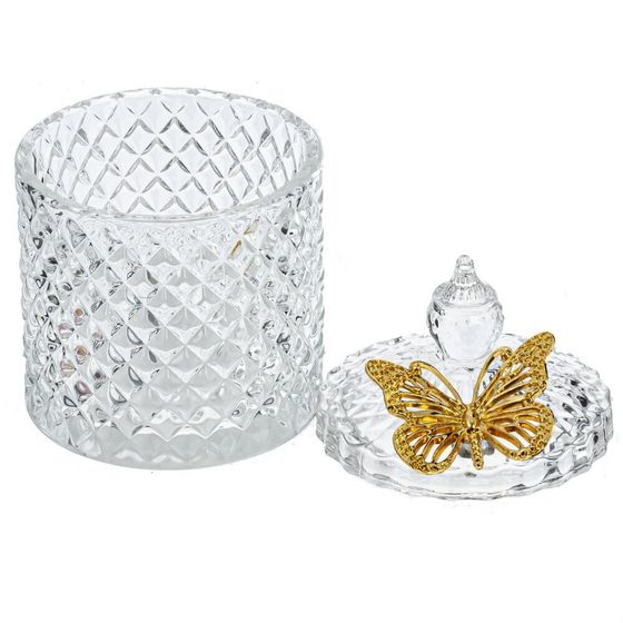 Шкатулка, L8,5 W8,5 H13,5 см