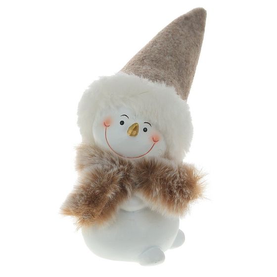 Фигурка декоративная &quot;Снеговик&quot;, L5,5 W8 H12 см, 2в.