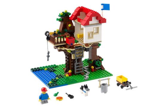 LEGO LOGO Creator Creator 3-in-1 Treehouse Building Blocks 356 31010