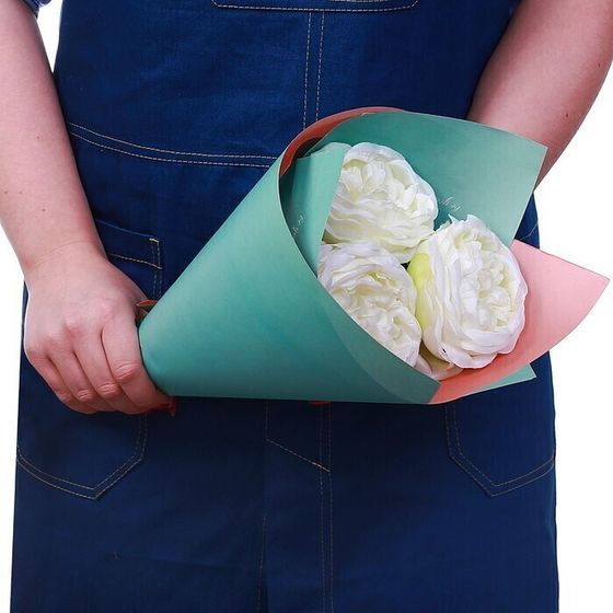 !09 Бумага крафт (набор 5 листов) «Мята и нежность», серия Пантон 50 × 70 см.