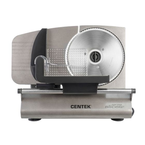 Ломтерезка Centek CT-1380 150Вт серебристый