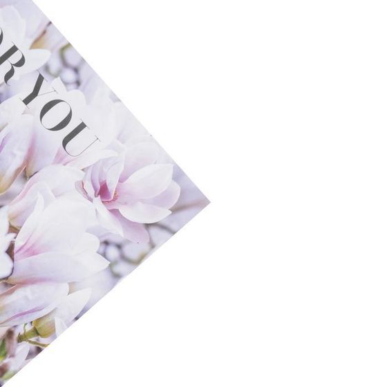 !Бумага упаковочная 2 листа глянцевая «Цветущая магнолия», 70 × 100 см