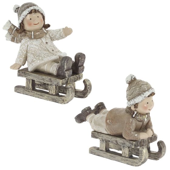 Фигурка декоративная "Ребенок", L12 W4 H10 см, 2в.