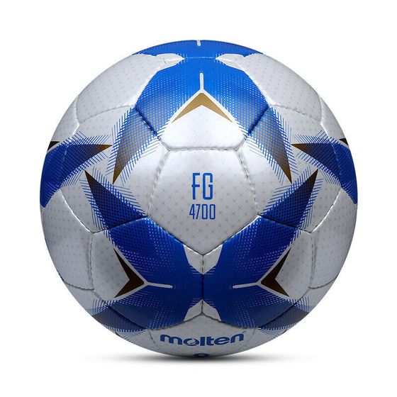 Molten Size 5 Soccer PU Hand-Stitched Soccer Ball Unisex Blue