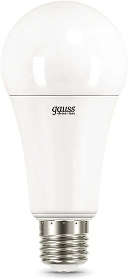 Лампочка светодиодная Gauss Elementary A67 35Вт цок.:E27 груша 220B св.свеч.бел.нейт. А67 (упак.:10шт) (70225)