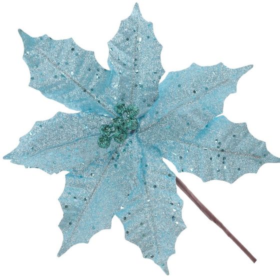 Цветок искусственный &quot;Пуансеттия&quot;, L25 W25 H26 см, 3в.