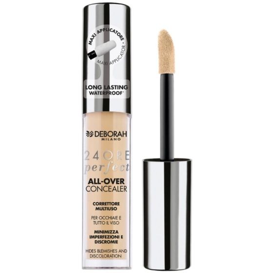 Корректор жидкий Deborah Milano 24 Ore Perfect All Over Concealer, тон 2.1 светлый, 5.5 г