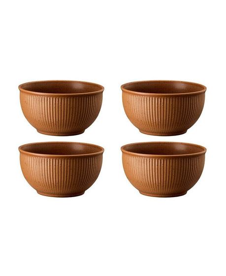 Clay Set of 4 Bowls 5&quot;, Service for 4