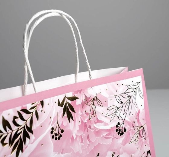 !09 НАБОР 2 ШТУКИ - Пакет крафтовый «Dreams», 26 × 30 × 11,5 см.