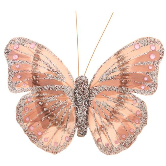 Изделие декоративное &quot;Бабочка&quot;, L9 W13 H2 см, 2в.