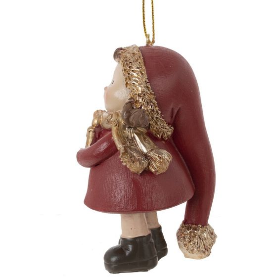 Фигурка декоративная подвесная &quot;Девочка&quot;, L5 W5 H10 см, 2в.