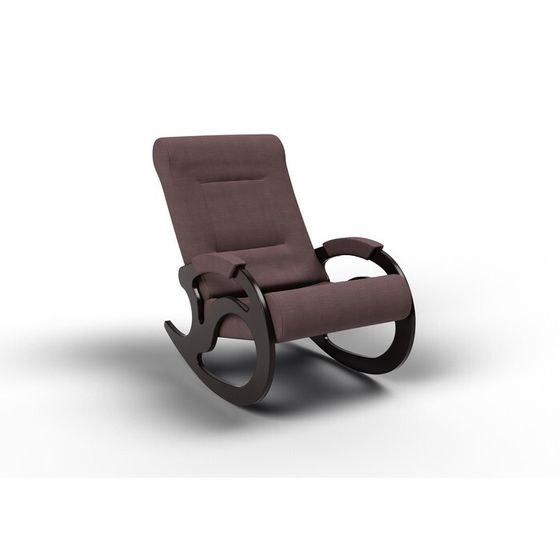 Кресло-качалка «Вилла», 1040 × 640 × 900 мм, ткань, цвет кофе с молоком