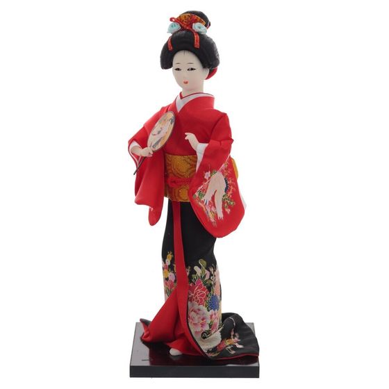 Фигурка декоративная &quot;Гейша&quot;, Д9,5 Ш9,5 В26,5 см