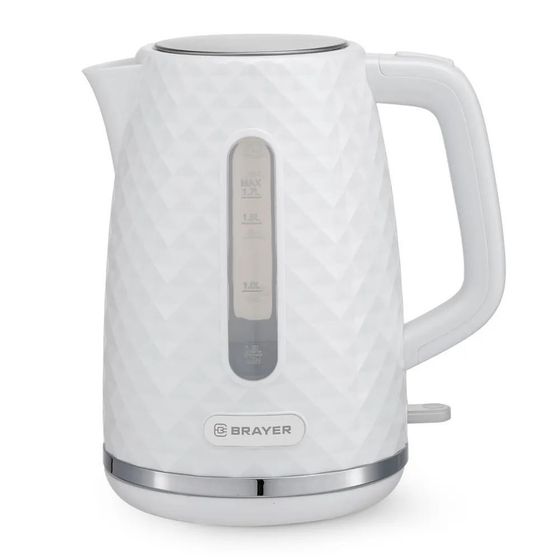 Чайник электрический Brayer BR6104WH 1,7л 2200Вт белый