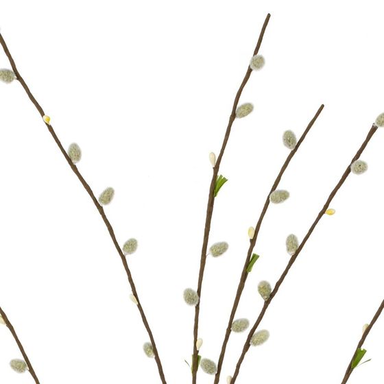 Ветка искусственная &quot;Верба&quot;, L18 W3 H72 см