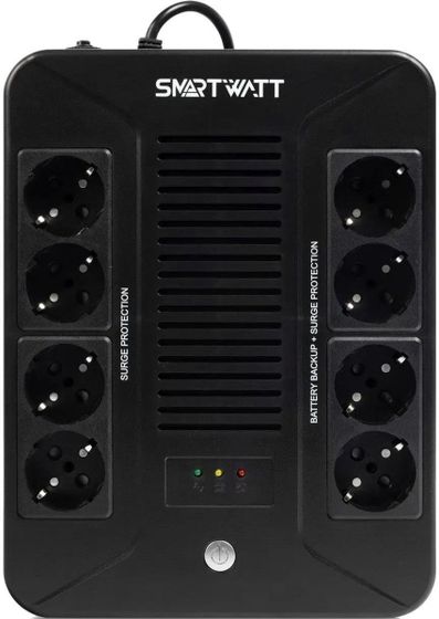 ИБП Smartwatt Safe pro 360Вт 600ВА черный