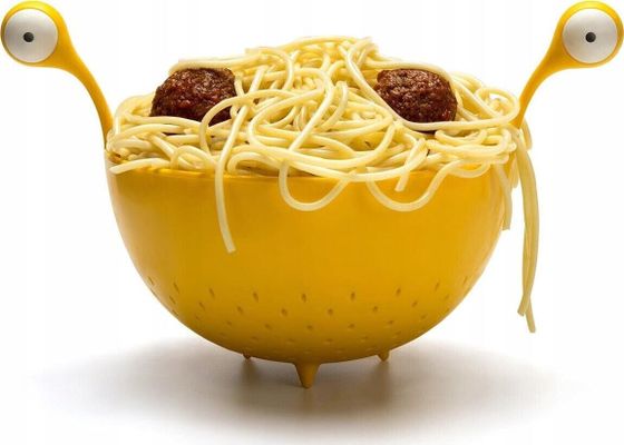 Ototo OTOTO Spaghetti Monster yellow Colander