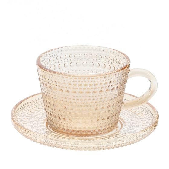 Набор из 6-ти чашек с блюдцами, 155 мл, L12,5 W12,5 H6 см