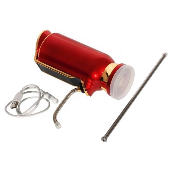 Электронный Винный Аэратор с Вакуумником (красный), L6 W13,2 H15,6 см
