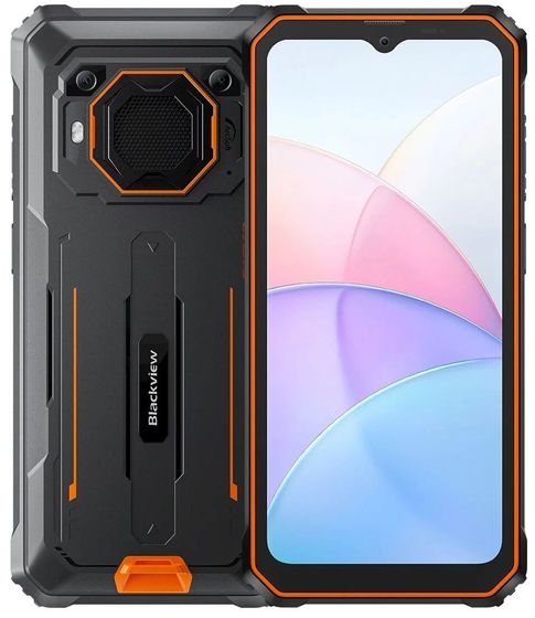 Смартфон Blackview BV6200 PRO 6/128GB черный/оранжевый