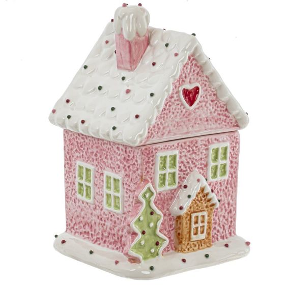 Конфетница &quot;Пряничный дом&quot;, 950 мл, L14 W12 H21,5 см, 2в.