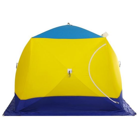 Палатка зимняя «СТЭК» КУБ 4-местная, трёхслойная, дышащая ДМ