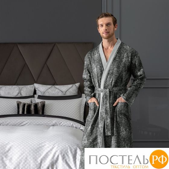 Togas АНТАЛЬ сер Халат S-M(44-46), 1 пр., 100% хлопок, 300 г/м2