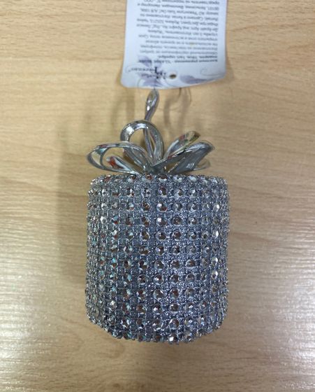 !09 Елочное украшение "CLASSIC SILVER" h 11 см.