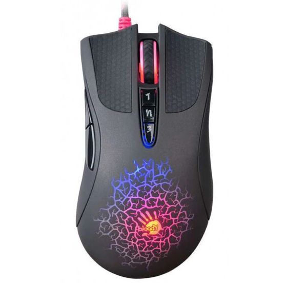 Мышь A4Tech Bloody AL90 Blazing черный лазерная проводная  (12000dpi) (AL90 ACTIVATED)