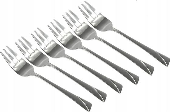 ВИЛКИ ДЛЯ ТОРТА KingHoff 6 ШТ. ГЛЯНЕЦ KINGHOFF KH-1532 (3594-3515)