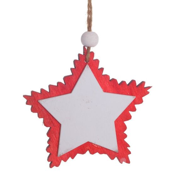 Украшение новогоднее &quot;Сердце/Звезда/Елка&quot;, L10W2H10,5см 3в.