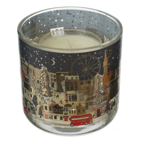 Свеча ароматическая с подсветкой, D 5.5 см, L10 W10 H10 см