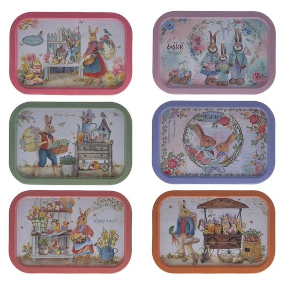 Поднос &quot;Пасхальный&quot;, L35 W23,5 H1,5 см, 6в.