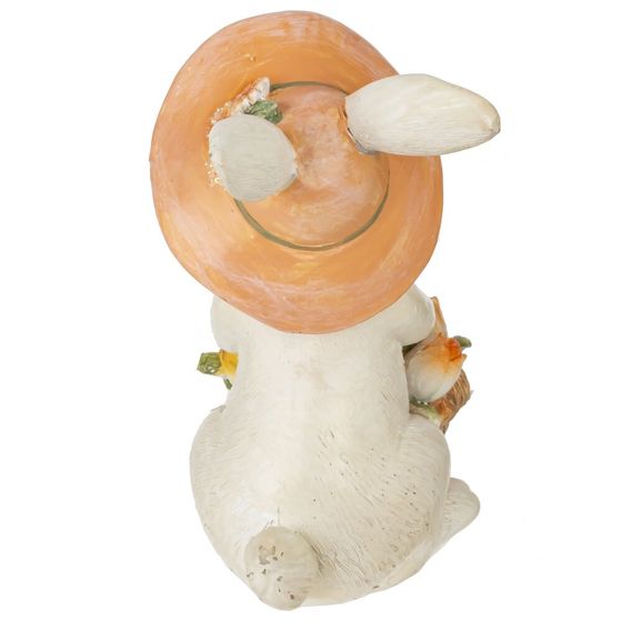 Фигурка декоративная "Заяц с корзиной", L5 W8 H10 см