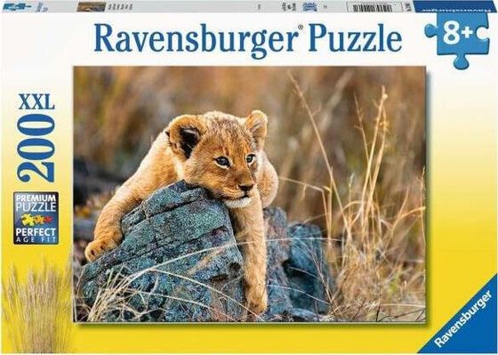 Ravensburger Puzzle 200 Mały lew XXL